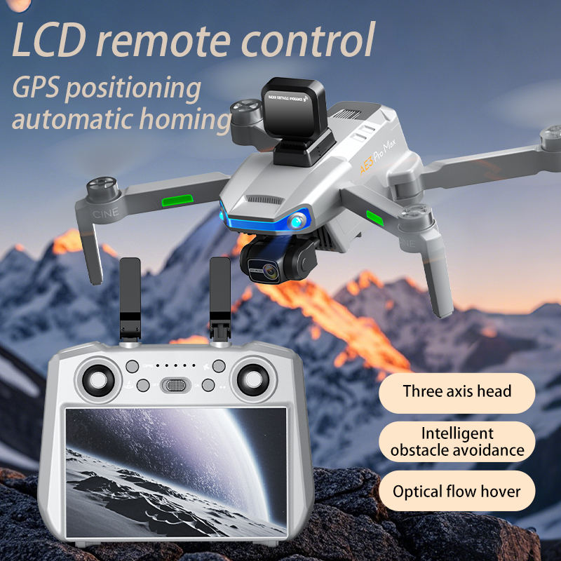 Fpv Drone Charger - プロフェッショナルドローン,quadcopter rcおもちゃ,ae3 pro max,rc sc,lcd,gps,8kデュアルカメラ,wifi 5g,fpv,3軸ジンバル,新品