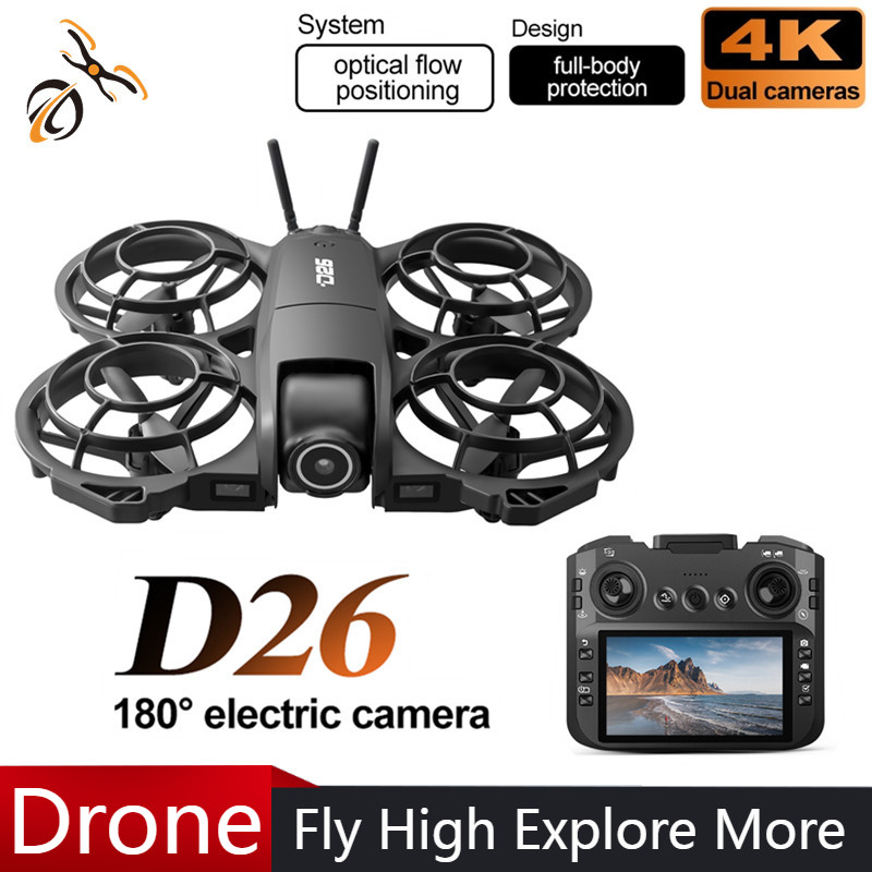 Fpv Drone Charger - D26 ドローン 4K 空撮HD 180 °