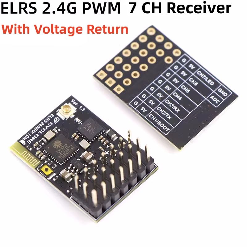 Fpv Drone Battery - Rcカー、fpvドローン、クワッドコプター、elrs 2.4g、pwm、7ch、6ch、crsfレシーバー、サイクロンサポート、elrs 3.2プロトコル用の銅パイプアンテナ