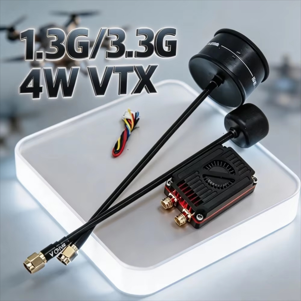 Fpv Drone Battery - Rushfpv Rush 1.3G/3.3G 4W 7-30V デュアルバンドFPVビデオトランスミッター/VTX