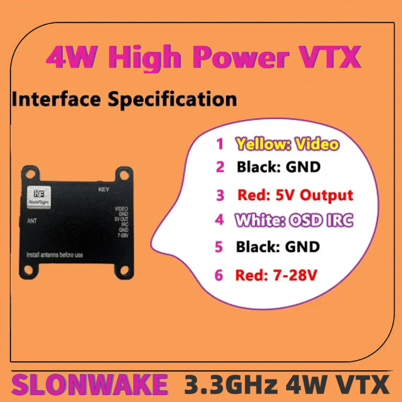 SLONWAKE FPV 3.3G 16CH 4000mW  - Fpv Drone Frame のレビューと価格