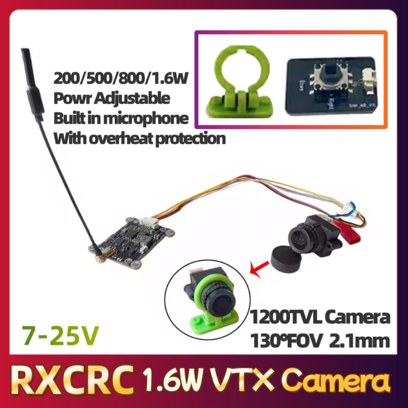 RXCRC 5.8G モジュール 48CH 1.6W VTX - Fpv Drone Frame のレビューと価格