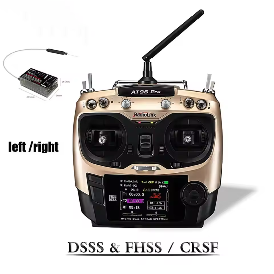Radiolink AT9SPro 12CH 2.4G DS - Fpv Drone Battery のレビューと価格
